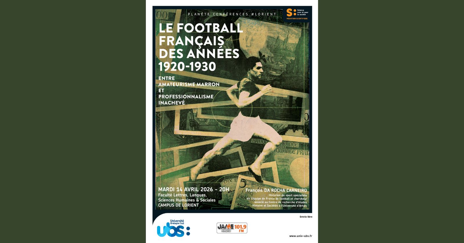 Conférence à Lorient : les débuts du football professionnel en France