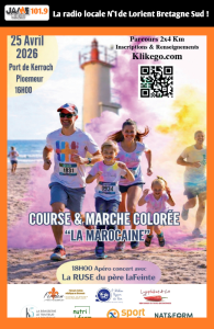 La Marocaine arrive le 25 avril à Ploemeur avec une course colorée, fun et festive au port de Kerroch.