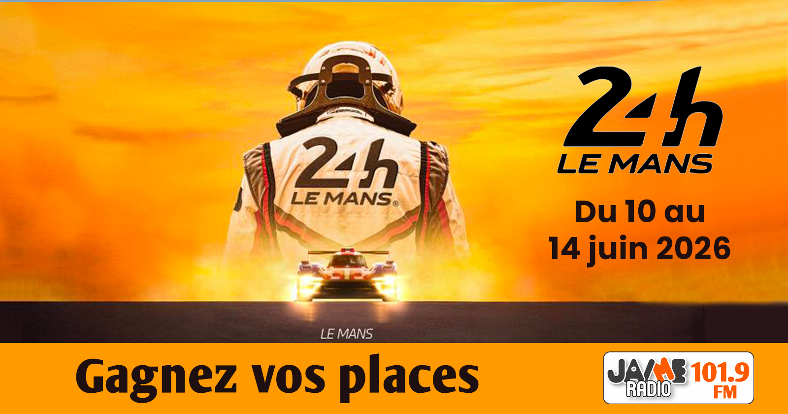 Gagnez vos places pour les 24 heures du Mans !