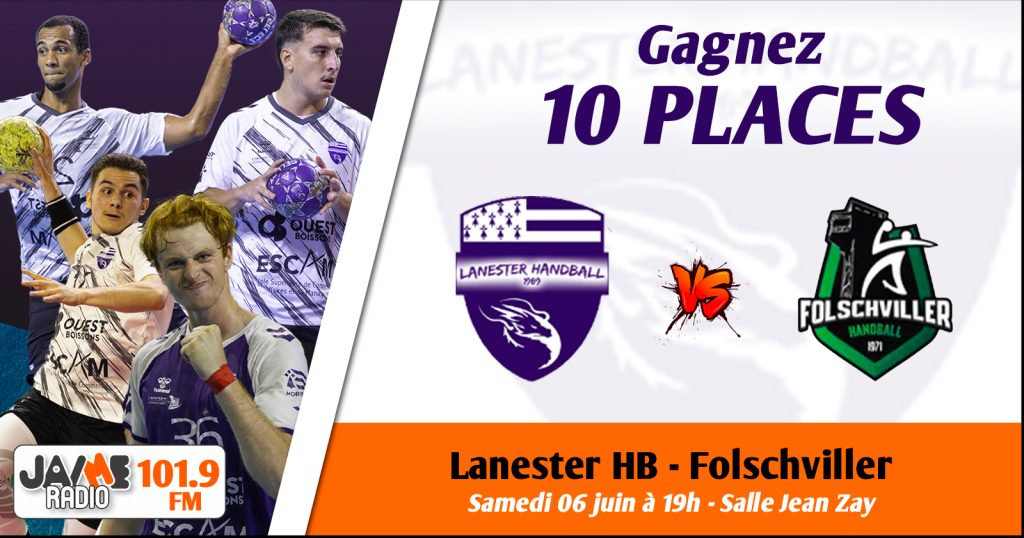 Gagnez vos places pour le match entre Lanester Handball et Folschviller HB !