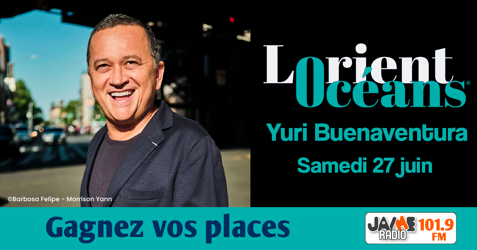 Gagnez vos places pour le concert de Yuri Buenaventura au festival Lorient Océans !