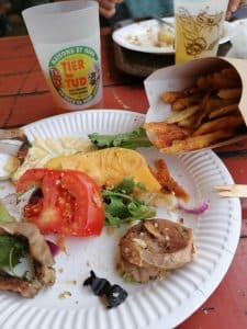 Sylvie Touzanne - Gagnante du menu Breizh Burger à la fête du blé au pain