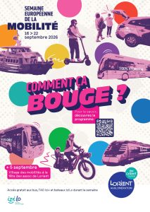 Du 16 au 22 septembre, Lorient Agglomération propose une Semaine de la Mobilité avec transports IziLo gratuits et nombreuses animations.