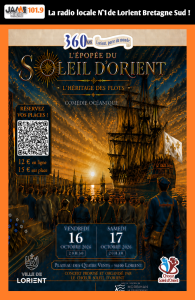 Les 16 et 17 octobre à Lorient, le Chœur Soleil d’Orient présente L’Épopée du Soleil d’Orient, une création originale au Plateau des Quatre Vents.