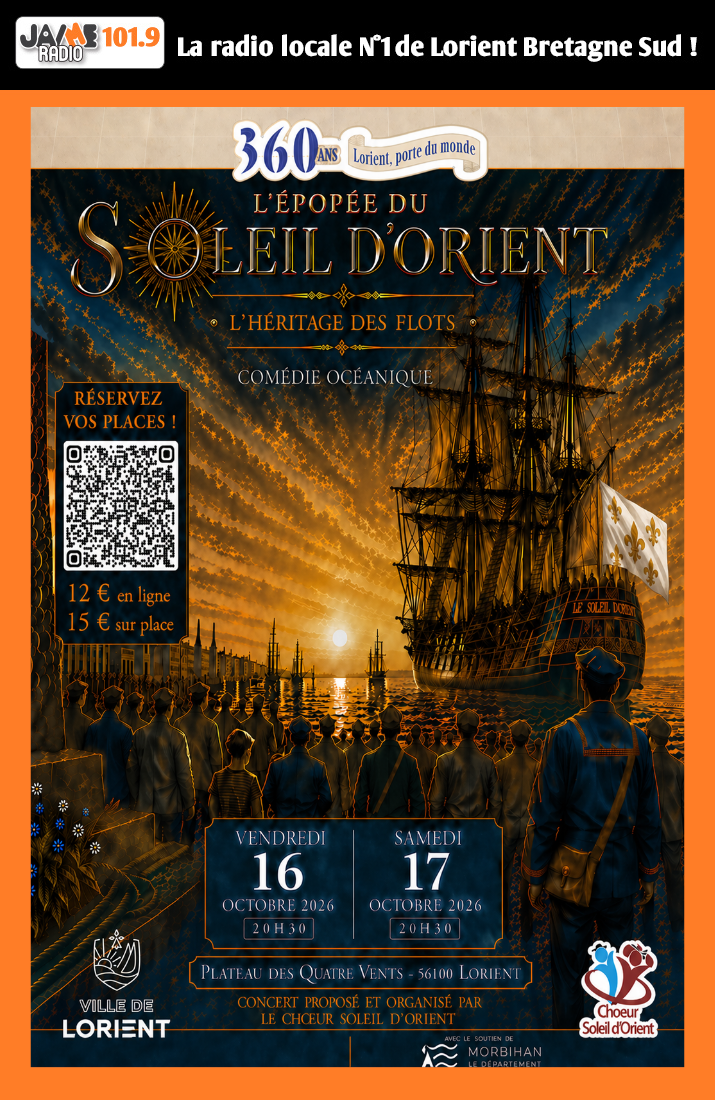 Les 16 et 17 octobre à Lorient, le Chœur Soleil d’Orient présente L’Épopée du Soleil d’Orient, une création originale au Plateau des Quatre Vents.