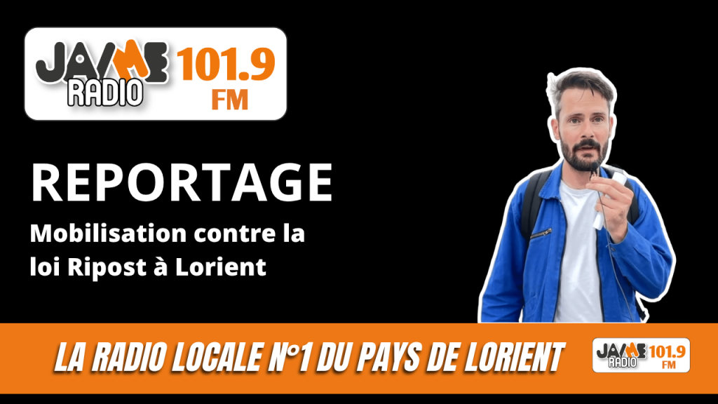 JAIME Radio était présent à Lorient lors de la mobilisation contre la loi Ripost. Revivez la manifestation en vidéo et découvrez les images du rassemblement.