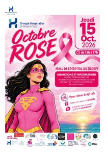 Octobre Rose, Hôpital du Scorff, GHBS, cancer du sein, dépistage, prévention, santé, parcours sein, Lorient, Morbihan, JAIME Radio, Jaimeradio