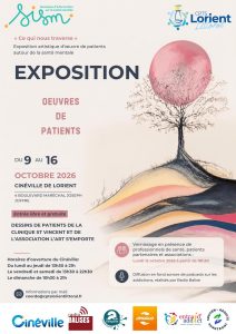 Du 9 au 16 octobre, l’exposition « Ce qui nous traverse » s’installe au Cinéville de Lorient pour sensibiliser à la santé mentale par l’art.